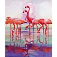 thumbnail image 7 of Marmont Hill "Pink Flamingos" by Francis Lee Jaques Painting Print on Canvas, 7 of 7