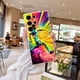 thumbnail image 1 of ¡Destaca del resto con esta divertida funda plateada colorida de doble capa para iPhone 15 Pro Max 14 13 12 Pro 11!, 1 of 4
