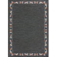 thumbnail image 2 of Beverly Rug Outdoor / Indoor Area Rugs Patio Porch Garden Carpet Bordered / Dark Gray 4x6, 2 of 9