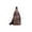 Coffee, variant on Clearance Under $5 Boovnll Crossbody Bag, Large Capacity Fashion Zipper Leather Crossbody Bag Men Women Chest Pack, Sling Bag, Dirt-Proof & Waterproof for Hiking, Camping, Outdoor, Trip, Sling Bag