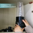 thumbnail image 3 of La Reveuse Personal Size Smoothies Blender 300 Watts with 24 oz BPA Free Portable Travel Sports Bottle (Grey), 3 of 7
