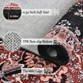 thumbnail image 7 of Junovo Soft Vintage Rug Print Boho Rugs Area Rug for Living Room,5'x7'Red, 7 of 7