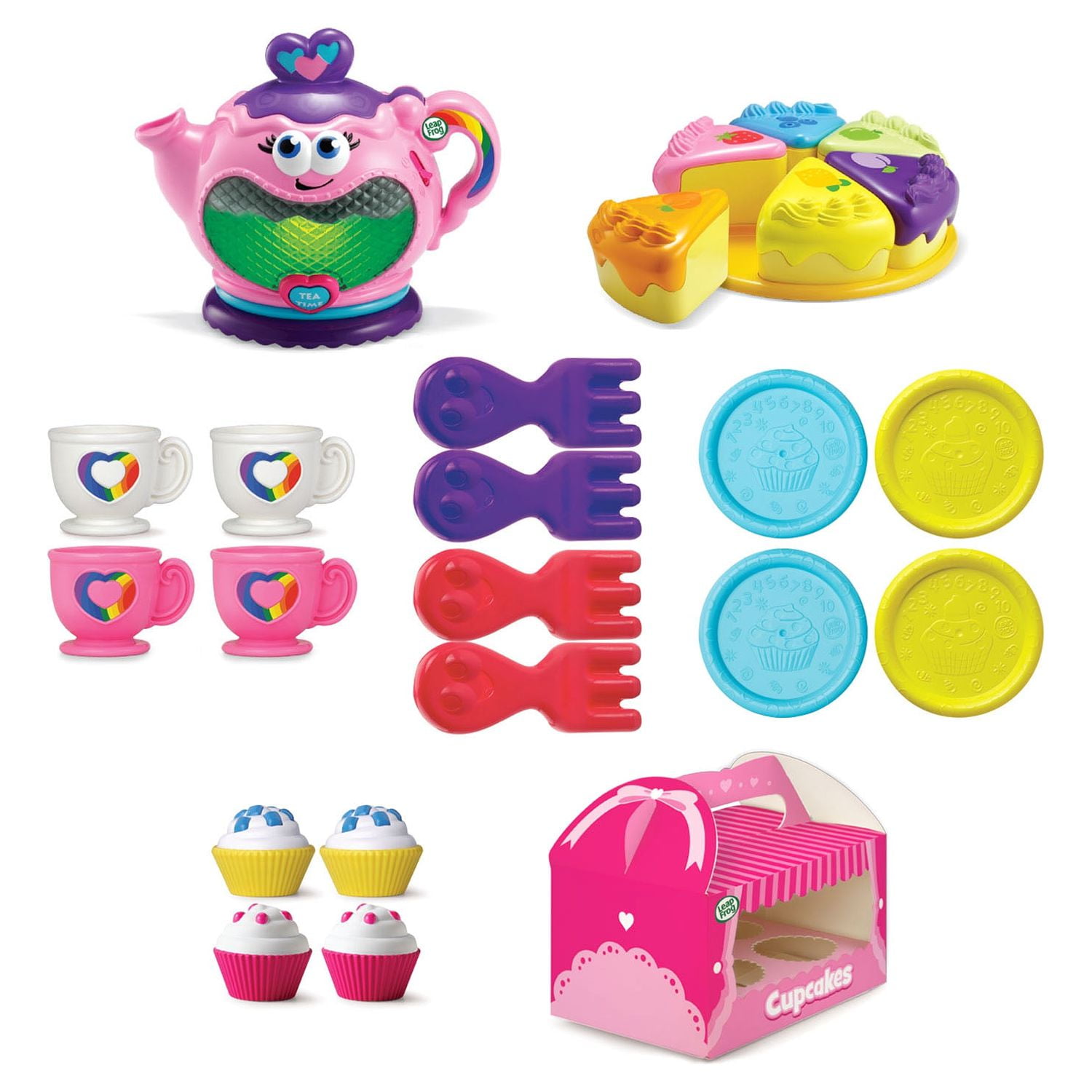 LeapFrog Musical Rainbow Tea Party Deluxe Tea Set Walmart