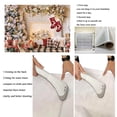 thumbnail image 6 of 6x4FT Christmas Backdrop Christmas Photography Backdrop White Brick Fireplace Christmas Tree Background Holiday Family Portrait Photo Wall, 6 of 6