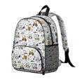 thumbnail image 2 of Construction Vehicles Pattern Backpack Backpack for School,Schoolbag with Adjustable Shoulder Straps & Padded Back,13.8"x11.4"x6", 2 of 6