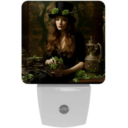 

St. Patrick s Day LED Square Night Lights - Small and Stylish Energy-Saving Lamps