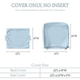 thumbnail image 7 of Pakunoda 22" X 22" Patio Furniture Cushion Covers, Waterproof Outdoor Deep Seat Cushion Replacement Slipcovers, Outdoor Cushion Covers with Zipper for Patio Furniture, Skyblue, 7 of 7
