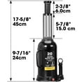 thumbnail image 3 of Torin Jacks DT92003BB Hydraulic Welded Bottle Jack, 20 Ton (40000 lb) Capacity, Black, 3 of 6