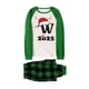 thumbnail image 4 of Moda Navidad Hombre Papá Estampado a Cuadros Blusa Pantalones Ropa Familiar Pijamas Hombre Poliéster Tops Pantalones, 4 of 4