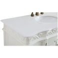 thumbnail image 5 of Elegant Lighting VF38848AW-VW Oakland 48" Free Standing Single Basin Vanity Set - Off, 5 of 7