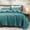 Teal, variant on Exclusivo Mezcla Full Queen Quilt Bedding Set, Stripe Stitching Beige Quilts Queen Size for All Seasons, Soft Lightweight Microfiber Bedspreads Coverlets Bed Cover, 90"x96"