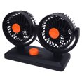 thumbnail image 1 of Ventilador De Automóvil De Doble Cabeza 2 Ventilador De Enfriamiento Con Enchufe De Cigarro De 360 ​​​​De 360 ​​​​Para El Tablero SUV RV Truck Dashboard, 1 of 7