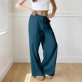 thumbnail image 5 of Dagugfen Athletic Pants for Women Loose Fitted Drawstring Elastic Waist Breathable Summer Casual Workout Full Length Pants, 5 of 8