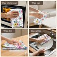 thumbnail image 5 of 4 Pcs Pioneer Flower Floral Print Pattern Funny Kitchen Towels, Microfiber Dish Towels, Kitchen Tea Towels Set 18" X 26", 5 of 6