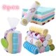 thumbnail image 1 of 8pcs/lot Baby Feeding Towel Baby Cotton Towel Baby Face Cleaning Towel Baby Handkerchiefs Headband1pcChina He Qiyong unisex, 1 of 1
