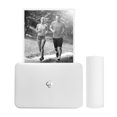 thumbnail image 4 of Poooli L3 300dpi Portable Thermal Printer 57.5mm/79.5mm/110mm Paper Width BT Wireless Photo Printer Grayscale Mode Receipt Label Sticker Maker Compatible with Android iOS Windows Mac for Photo Work Pl, 4 of 7