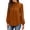 Caramel Color, variant on Long Sleeve Shirts for Women Mock Neck Tops Pleated Front Blouses Dressy Casual Fall Clothes White M