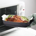 thumbnail image 4 of SWEEJAR Porcelain Bakeware Set for Cooking, 9.8 x 13 inch Ceramic Rectangular baking dish Lasagna Pans for Casserole Dish, Cake Dinner, Kitchen, Banquet and Daily Use (Gradient Gray), 4 of 6