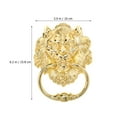 thumbnail image 2 of Poignée de Porte Lion en Alliage Tête de Lion Vintage Anneau de Porte pour Maison, 2 of 5