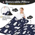 thumbnail image 3 of Celestial Wolf Halloween Pattern Toddler Nap Mats for Kids Preschool,50"x20" Sleeping Mat Bag or Kids,Toddler Sleeping Bag,Toddler Nap Mat or Daycare, 3 of 6