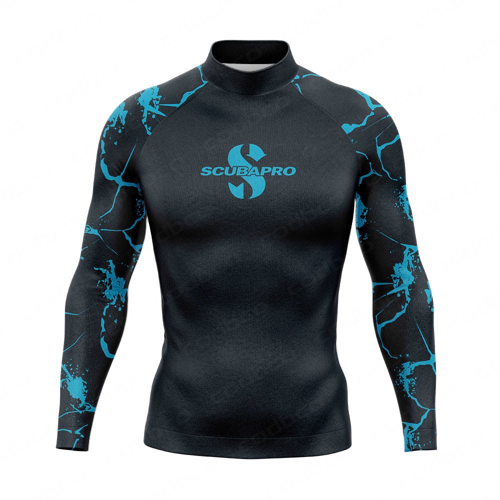 RASHwetsuitsロンスプ New Mens Rash Guards Long Sleeve Surf Shirt Surfing Diving