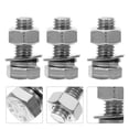 thumbnail image 4 of MasteelfCA Kit de 20 Pcs Boulons et Écrous en Acier Inoxydable Vis Robustes Écrous pour Machine, 4 of 7