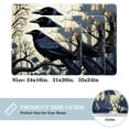 thumbnail image 2 of Crow Polyester Non-Slip Machine Washable Bath Rugs Door Rugs Floor Mat, 2 of 6