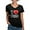 Black, variant on CafePress - I Heart (Love) Toes Women's V Neck Dark T Shirt - Women's V-Neck Dark T-Shirt