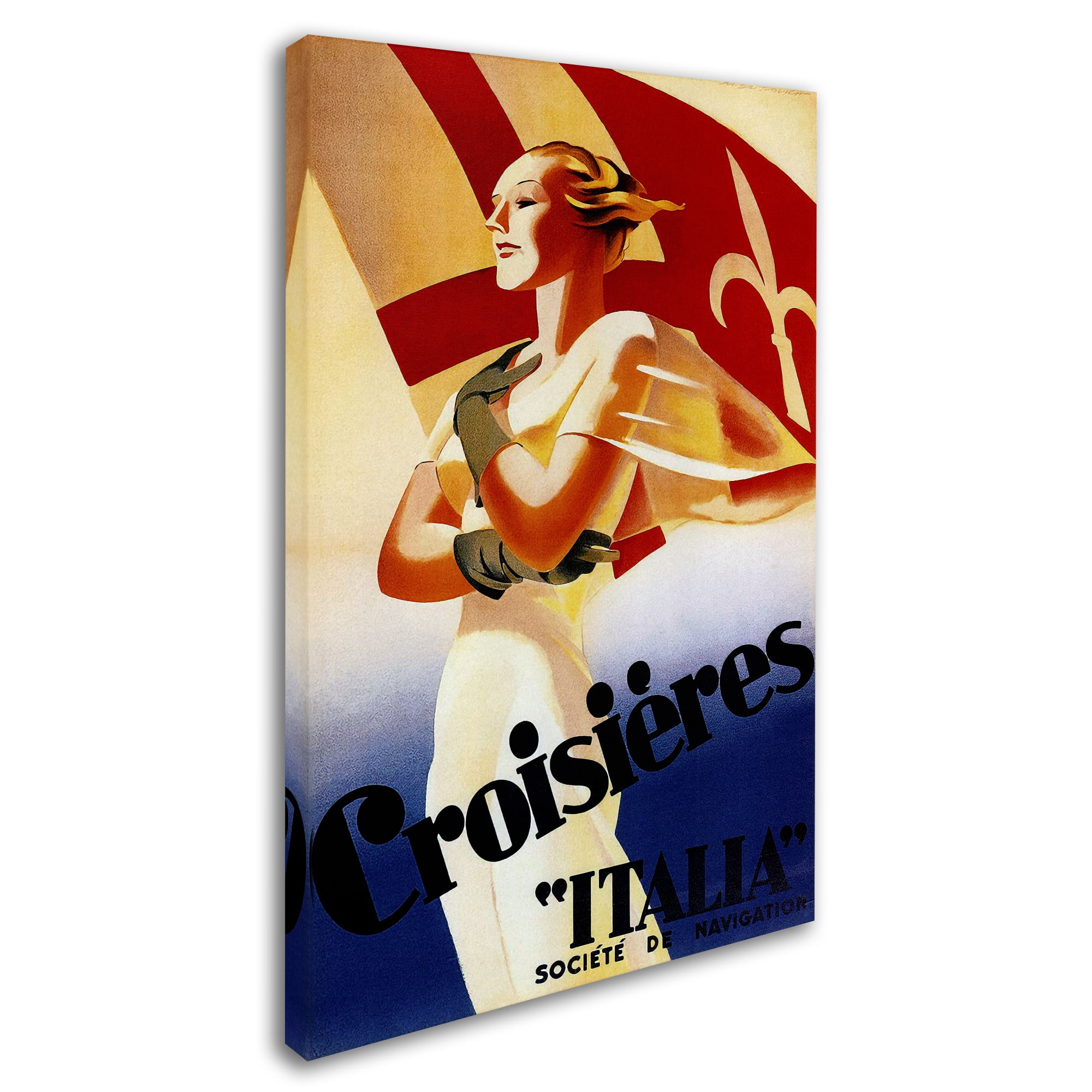Trademark Fine Art 'Travel 14' Canvas Art by Vintage Lavoie