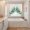 Green, variant on Blue Blooms Floral Kitchen Curtains Window Panels, Farmhouse Spring Flowers Botanical Insulated Window Treatment Curtain, Grommet Curtains for Bedroom/Living Room/Bathroom, 2 Piece 27.5"Wx39"L