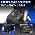 12 Inch Measuring Wheel, MAX9999FT Tape Measure in Feet and Inches, One ...
