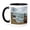 Black/White, variant on 3drose, Lake Superior Waves in November, 11oz Magic Transforming Mug