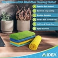thumbnail image 4 of Pack Of 8 Multifunctional Microfiber Cleaning Cloths (30 X 30 Cm), 4 of 4
