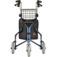 thumbnail image 5 of NOVA Medical Products Traveler 3-wheel walker, Blue, 5 of 9