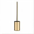 thumbnail image 1 of Juego de cepillo y soporte para inodoro para baño, mango flexible con longitud ideal para una limpieza sin esfuerzo, recipiente de almacenamiento desmontable en forma de bola fácil de limpiar (dorado), 1 of 5