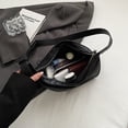 thumbnail image 2 of Bolso De Hombro Crescent Mujer Color Sólido Sling Mujer Viaje Negro, 2 of 9