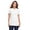 White, variant on SoftstyleÂ® Women's CVC T-Shirt