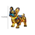 thumbnail image 3 of HzyK 2025 Novelty Corgi Lamp Dachshund Lamp, Vintage Stained Glass French Bulldog Lamp, Animal Series Art Night Light for Home Decor, 3 of 7