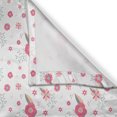 thumbnail image 3 of Ambesonne Floral Boho Kitchen Curtains, Wildflowers Branches, 55"x30", Pastel Pink Pale Peach, 3 of 3