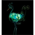 thumbnail image 2 of Regal Art  and  Gift 10658 - 21.4" x 13.8" Green Peacock Garden Stake Solar LED Light, 2 of 3
