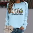 thumbnail image 2 of Spooky Goose Ghost Halloween Sweatshirts for Women 2025 Crewneck Funny Ghost Graphic Sweatshirt Pullover Tops, 2 of 5
