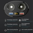 thumbnail image 4 of 120W Car Charger Super Fast Charging Cigarette Lighter USB Phone Accessories Charger Voltmeter Adapter with QC3.0+USB 3.1A Port Universal Quick Charge Multi Port for 12-24v Car Cigarette Lighter Plug., 4 of 8