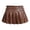 Brown_001, variant on Ediodpoh Womens Skirt Low Waist Pleated Stretch Mini Skirt for Party Nightclub Evening Out and Casual Wear Mini Skirts Silver_002 XL