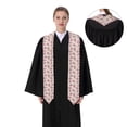 thumbnail image 4 of Easygdp Sparkling Ice Cream Unisex Adult Graduation Stole Shawl 36" Long for Academic Commencements Shawl-Sharp Corner, 4 of 7