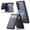 Purple, variant on 2 in 1 Magnetic Detachable Phone Case for Samsung A36 5G/A56 5G A26 A54 A53 A53 A51 A50 A15 A13 A14 A16 A23 A24 A25 A33 A34 A35 Cards Solt Kickstand Leather Cover
