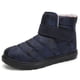 thumbnail image 3 of Zapatos Planos para Caminar Mujer Antideslizantes Forrados de Felpa para Viajes al Aire Libre (45) Azul, 3 of 8