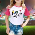 thumbnail image 2 of Toddler Boys T-Shirts Summer Casual Color Block Games Printed Raglan Short Sleeved T Shirt Daily Spring Shirts For Kid 3-4 T, 2 of 4