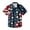 Red, variant on Funny Independence Day Pattern Hawaiian Shirts for Men American Flag Graphic Short Sleeve 4th Of July Patriotic Button Shirts Collared Dressy Beach Casual Shirts for Men Red M