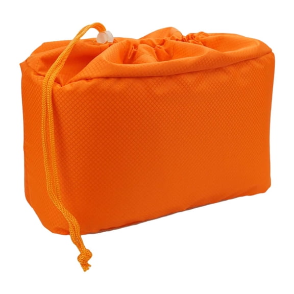 LeeQinersw Camera Insert Bag Shockproof Portable Inner Bag Storage Pouch for Mirrorless orange