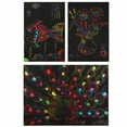 thumbnail image 4 of pitrice Papier à Gratter pour Enfants Papier à Dessin DIY avec Gabarits et Stylos, 4 of 7